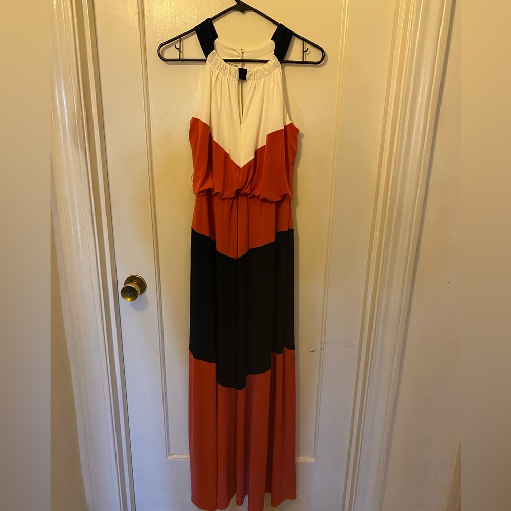 Color Block Maxi Sundress